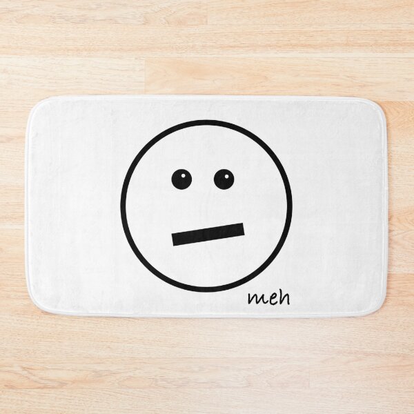 Item preview, Meh Face - Oversized designed and sold by Whoopsidoodle.
