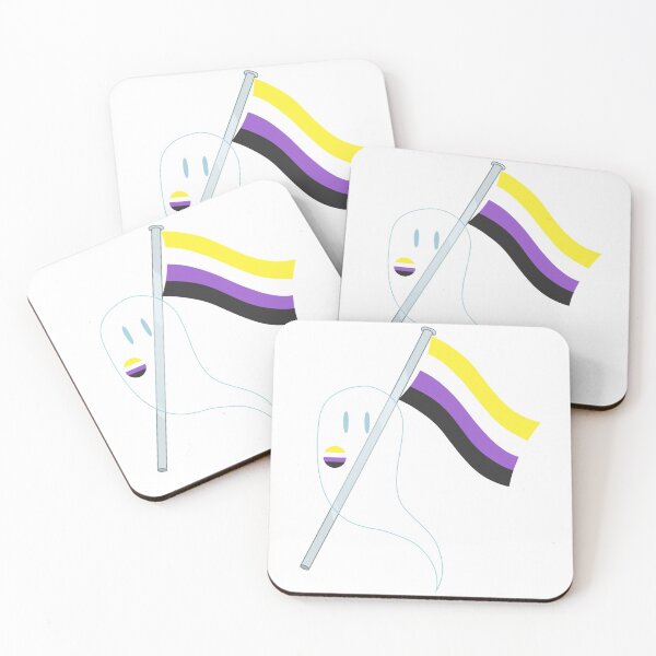Item preview, Pride Ghosts - Non-Binary designed and sold by WhiteRabbitZero.