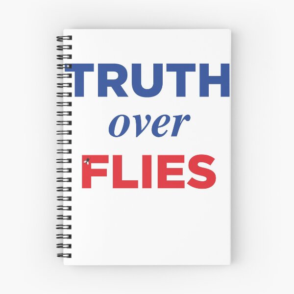 Item preview, TRUTH OVER FLIES | TRUTH OVER LIES | FLY ON MIKE PENCES HEAD PARODY designed and sold by pierrelaidesign.