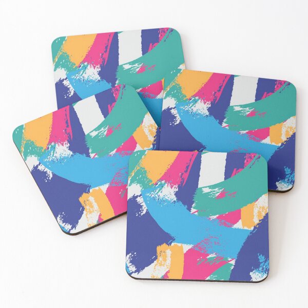 Item preview, Cool Colorful Brushstrokes designed and sold by pugmom4.