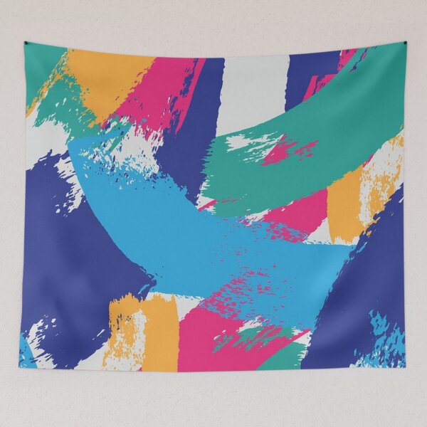 Item preview, Cool Colorful Brushstrokes designed and sold by pugmom4.