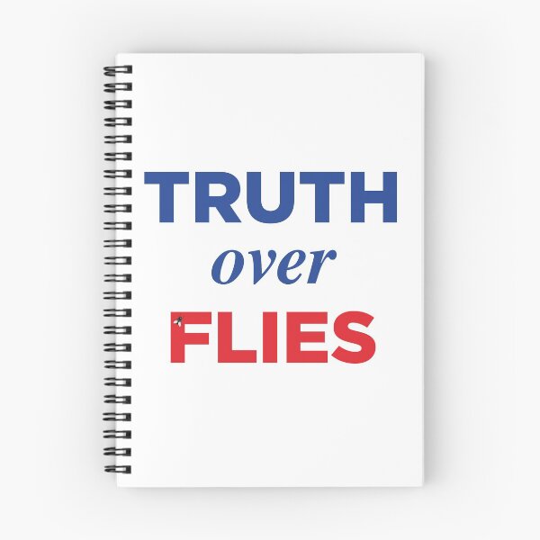 Item preview, TRUTH OVER FLIES | TRUTH OVER LIES | FLY ON MIKE PENCES HEAD PARODY designed and sold by pierrelaidesign.