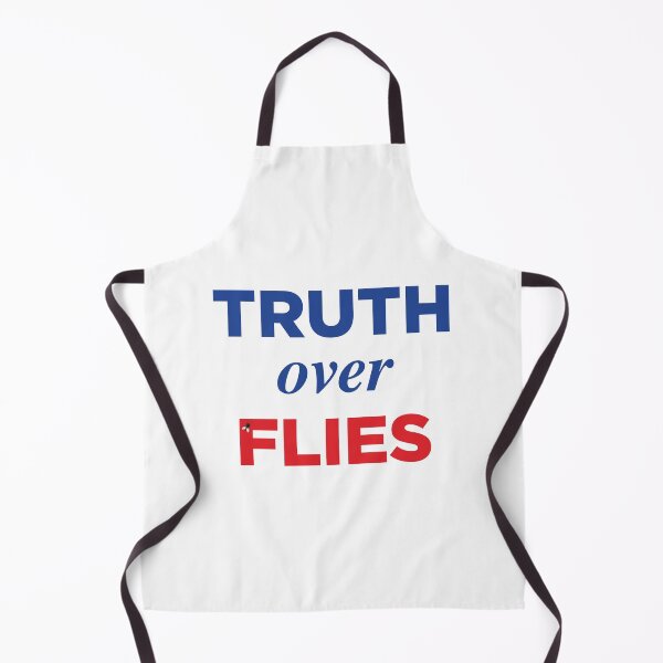 Item preview, TRUTH OVER FLIES | TRUTH OVER LIES | FLY ON MIKE PENCES HEAD PARODY designed and sold by pierrelaidesign.