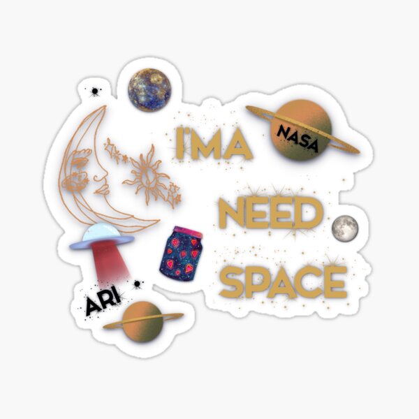 Vista previa del artículo con la obra «'NASA' LETRA», diseñado y vendido por remylocks.