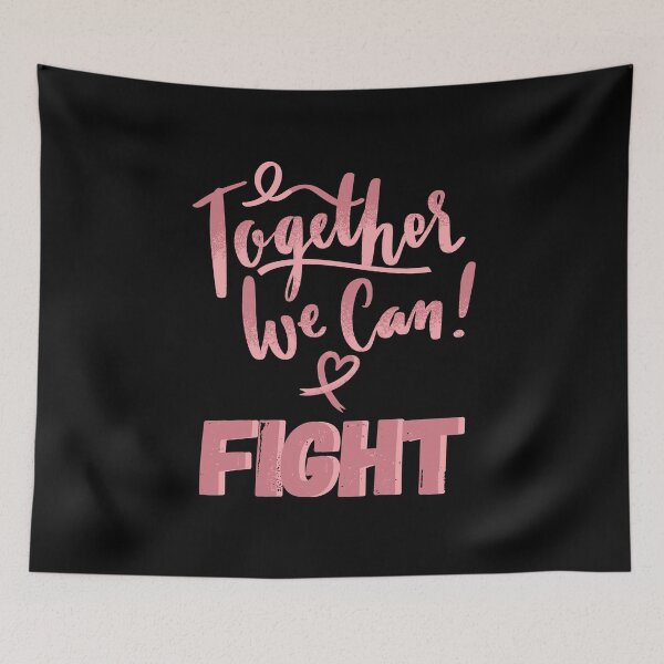 Item preview, Together We Can Fight - Breast Cancer Awareness - by Boo-da-chay designed and sold by Boo-da-chay.