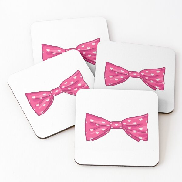Item preview, Pink Bow Tie with White Hearts  designed and sold by KarinaAmbersley.