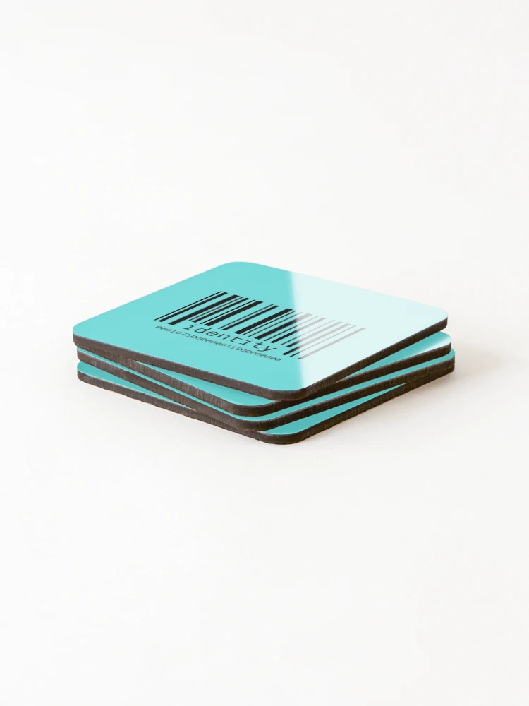 Thumbnail 4 of 5, Coasters (Set of 4), Identity Bar Code designed and sold by LP-Images.