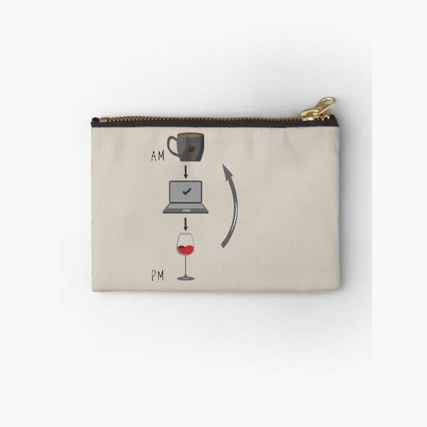Item preview, Coffee Work Wine Repeat designed and sold by VikiQuick.