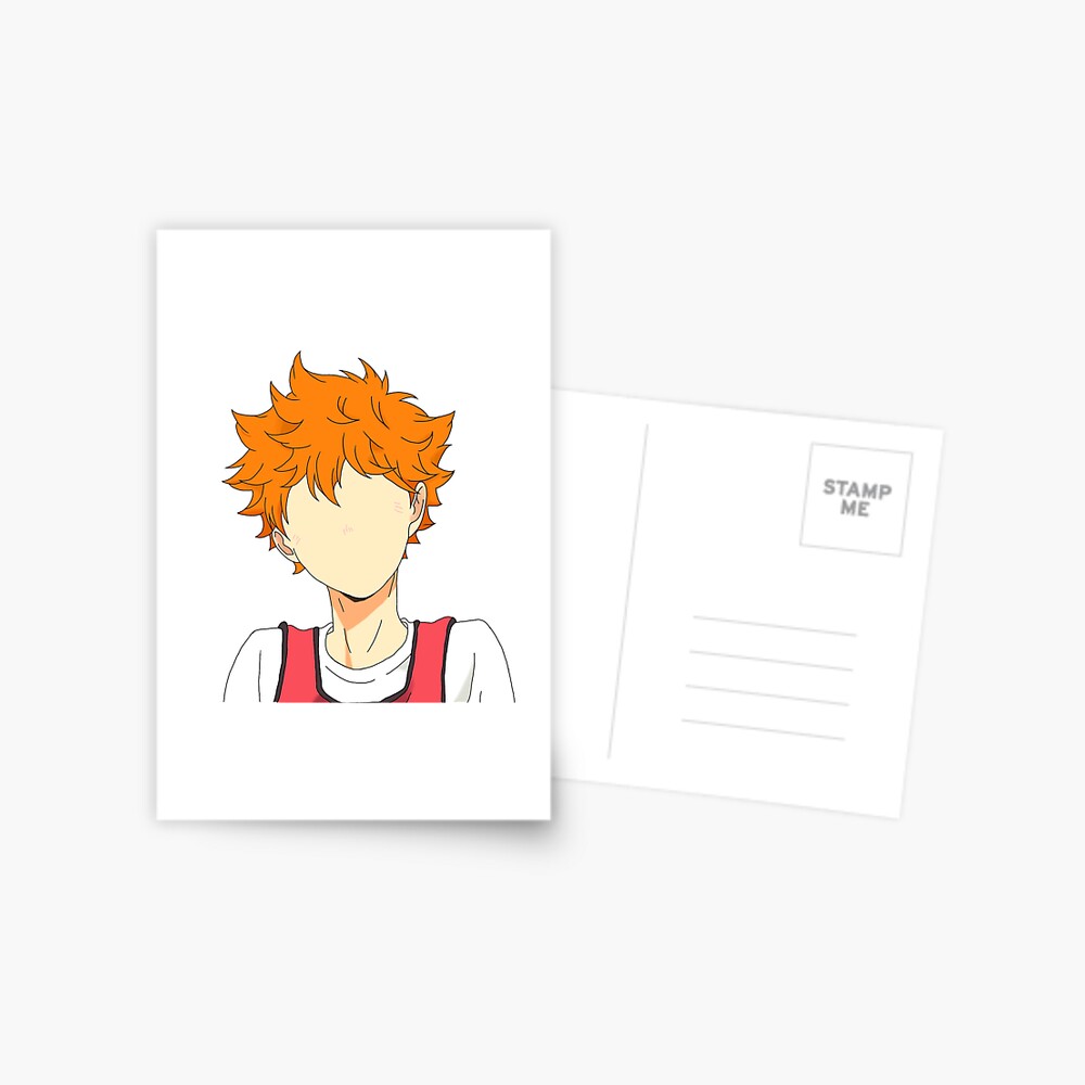 Shouyou Hinata Haikyuu Solid Drawing Postcard By Aolaniiss Redbubble