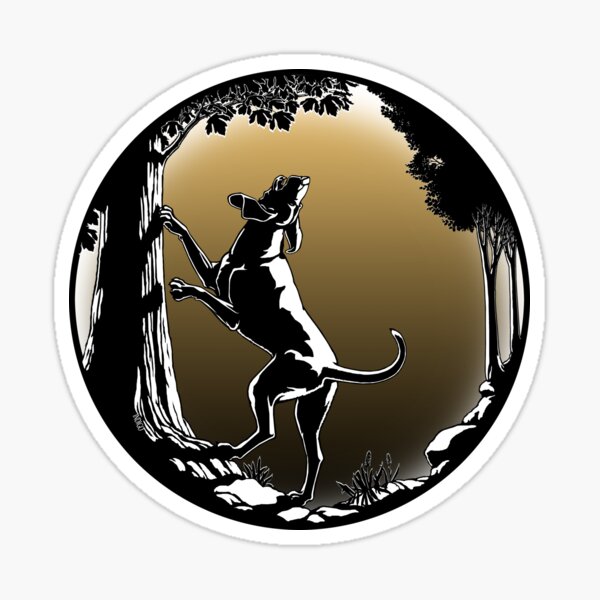 Hound Dog Shirts Hunting Dog Gifts and Decor Sticker