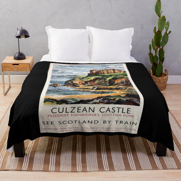 Item preview, Culzean Castle retro poster designed and sold by CorasPosters.