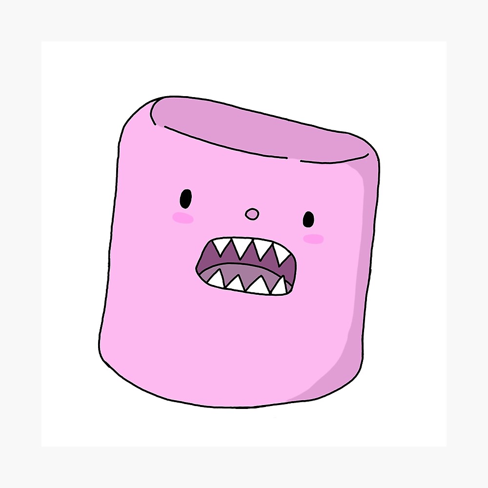 The cutest angry pink marshmallow!
