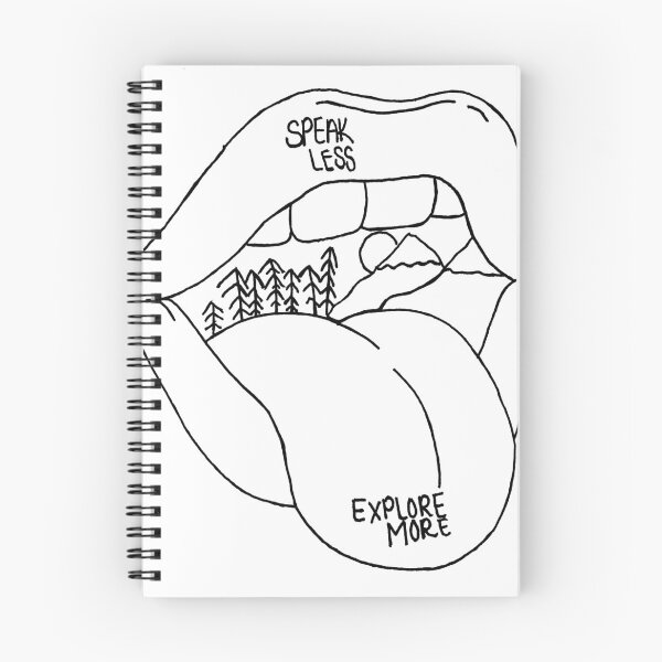 Item preview, Speak Less, Explore More designed and sold by Rylee Christensen.
