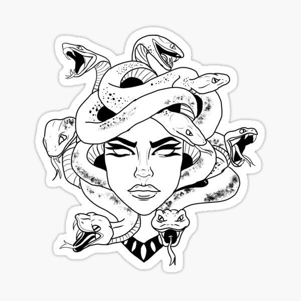 Snake lady Sticker