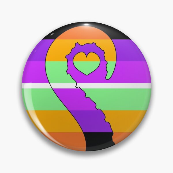 Terato Pride Flag with Tentacle Pin