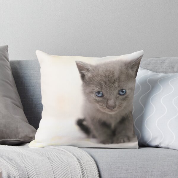 Item preview, Russian Blue Kitten designed and sold by rachelleybell.