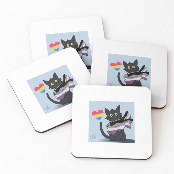 Item preview, Ace Pride Kitty designed and sold by ImpendingExodus.