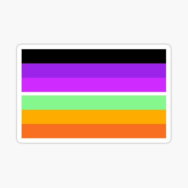 Terato Pride Flag  Sticker
