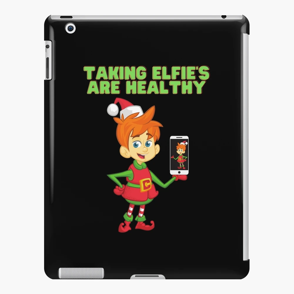 Taking Elfies Are Healthy. Elfie, elf, christmas, funny, xmas, selfie,  holidays, eleven, eva elfie, holiday, let me take an elfie, sexy, abella  danger, adriana chechik, alexis texas, cute, elfi,  iPad Case