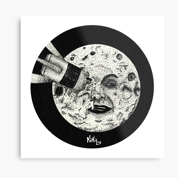 Viaje a la luna Lámina metálica