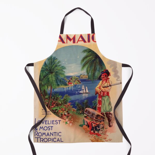 Artikelvorschau, Jamaica retro poster entworfen und verkauft von CorasPosters.