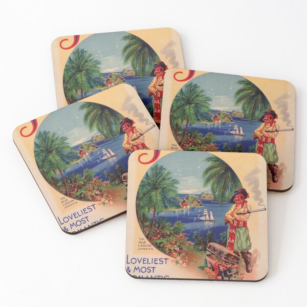 Item preview, Jamaica retro poster designed and sold by CorasPosters.