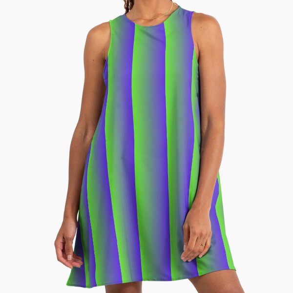 princess polly baby blue dress Oueen Ombre Dress - Purple -Green main image 0