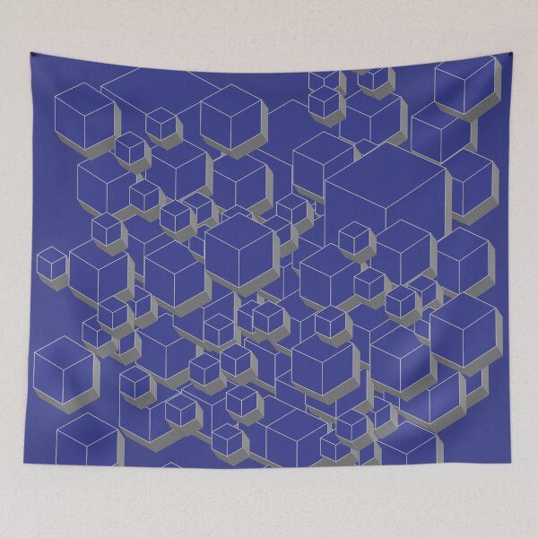 Item preview, 3D Futuristic Cubes IX designed and sold by Amir Faysal.