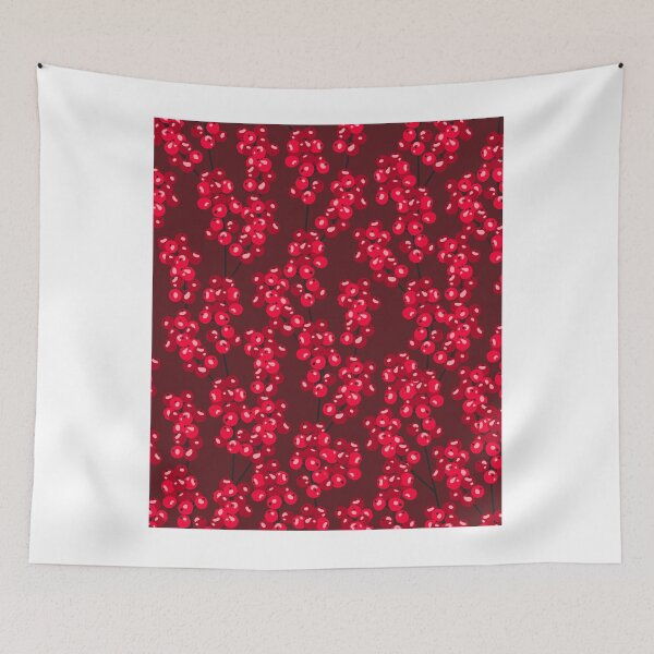 Item preview, Abstract pattern  design  of  red cherries  designed and sold by Moussa  Sussi.
