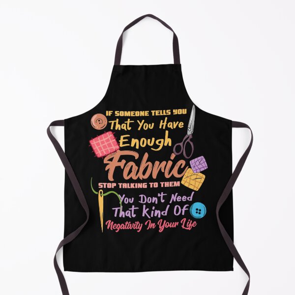 Item preview, Enough Fabric? Stop Talking to Them | Quilters and Sewist designed and sold by Dancing Dolphin Crafts.