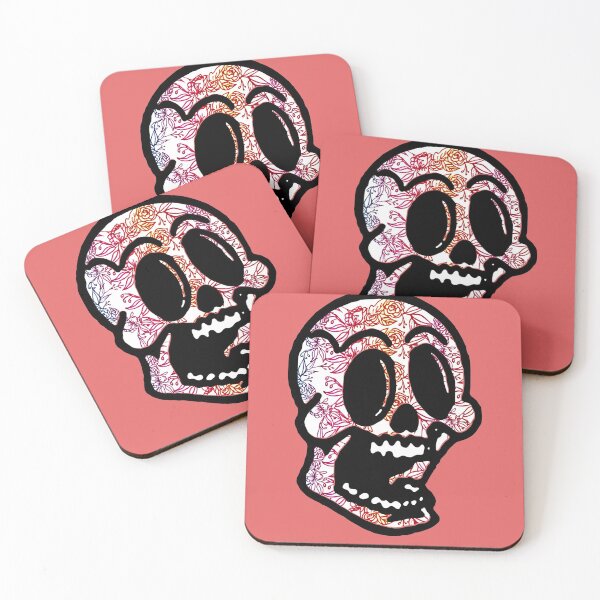 Item preview, colurful floral skull  designed and sold by Med-89.