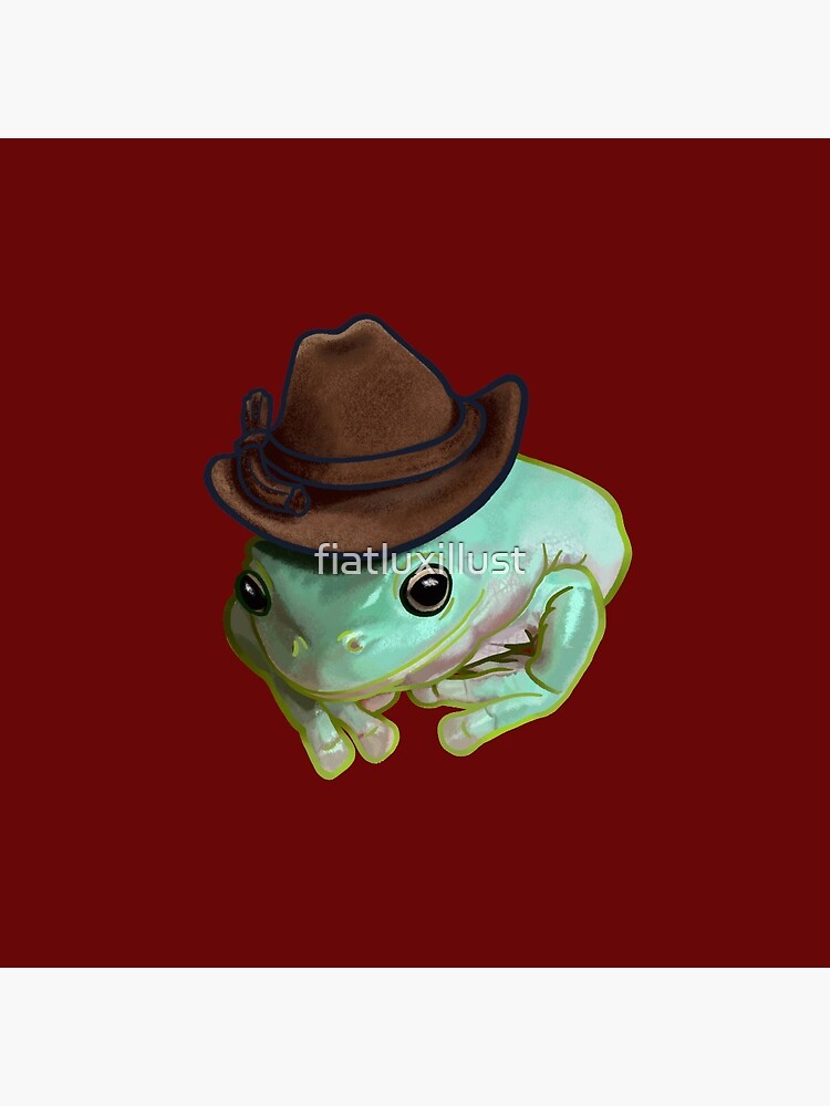 Cowboy Frog Pin