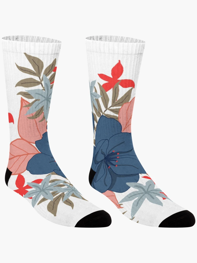 Thumbnail 3 of 5, Socks, flowers designed and sold by camilaameri.
