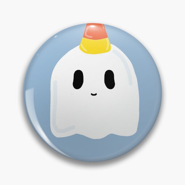 Item preview, Kawaii Halloween Ghost with Candy Corn! designed and sold by -SushiCat-.