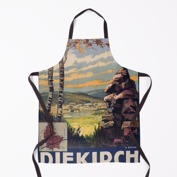 Item preview, Diekirch retro poster designed and sold by CorasPosters.