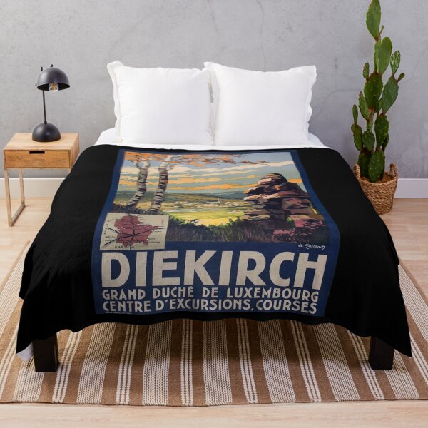 Item preview, Diekirch retro poster designed and sold by CorasPosters.