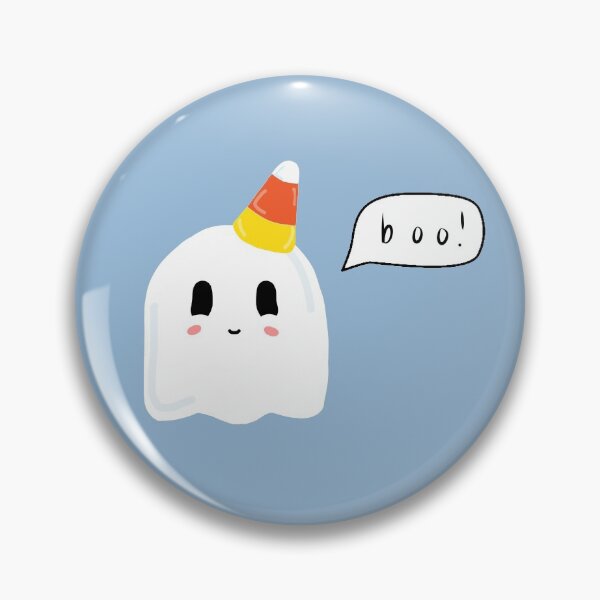 Item preview, Kawaii Halloween Ghost with Candy Corn! designed and sold by -SushiCat-.