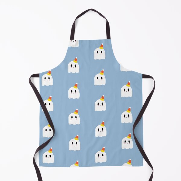 Item preview, Kawaii Halloween Ghost with Candy Corn! designed and sold by -SushiCat-.