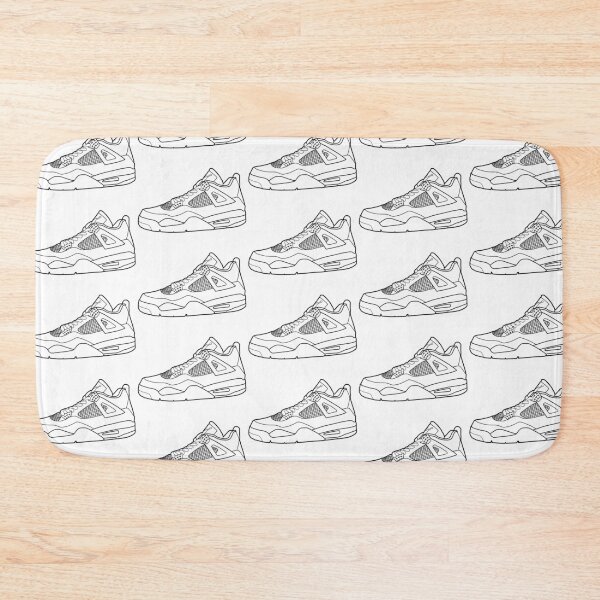 Item preview, Jordan 4 sneaker outline designed and sold by sportify.