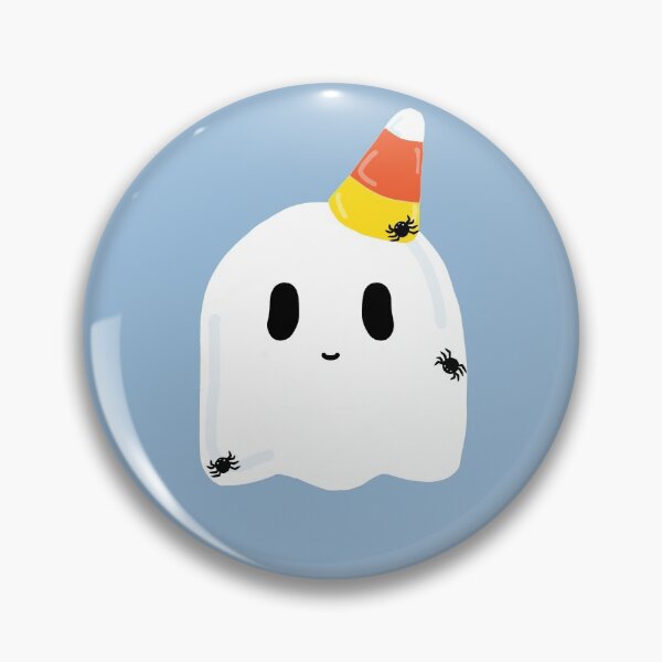 Item preview, Kawaii Halloween Ghost with Candy Corn! designed and sold by -SushiCat-.