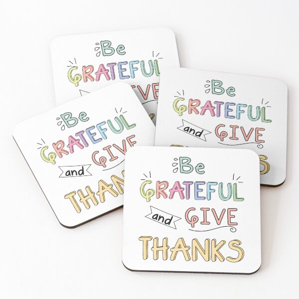 Item preview, Be Grateful and Give Thanks  designed and sold by TheBrightInk.