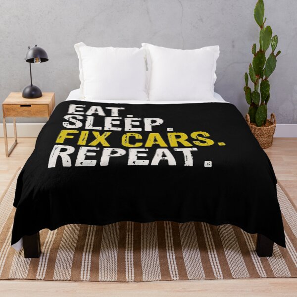 Item preview, Eat Sleep Fix Cars Repeat designed and sold by Scarlettole137.