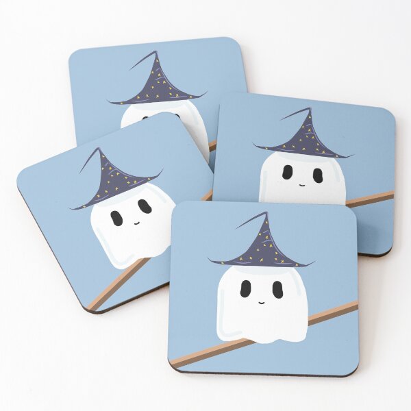 Item preview, Kawaii Halloween Ghost with Candy Corn! designed and sold by -SushiCat-.