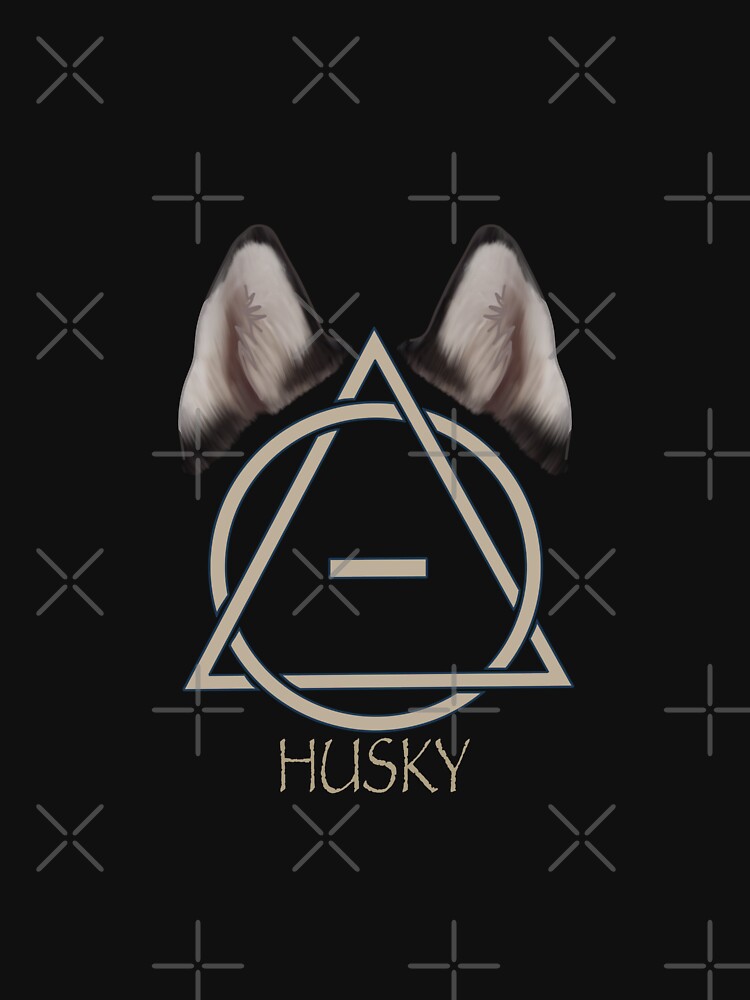 Husky Therian Theta Delta Sticker for Sale by DraconicsDesign