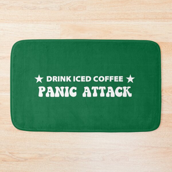 Item preview, Drink Iced Coffee Panic Attack designed and sold by The Little Wood Cottage.