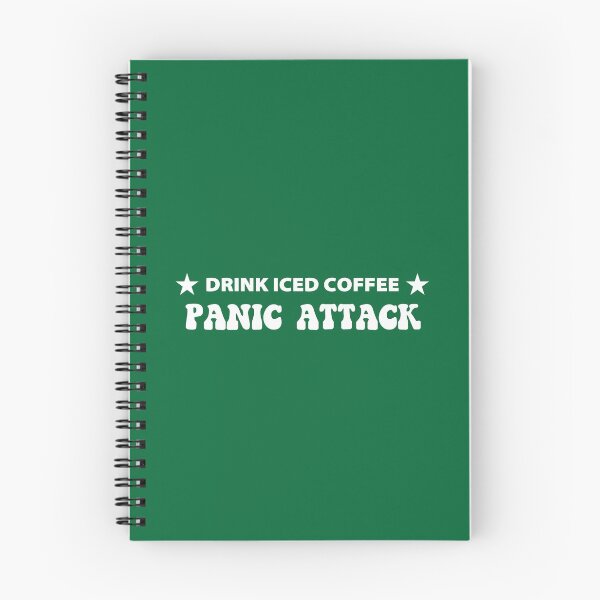 Item preview, Drink Iced Coffee Panic Attack designed and sold by The Little Wood Cottage.