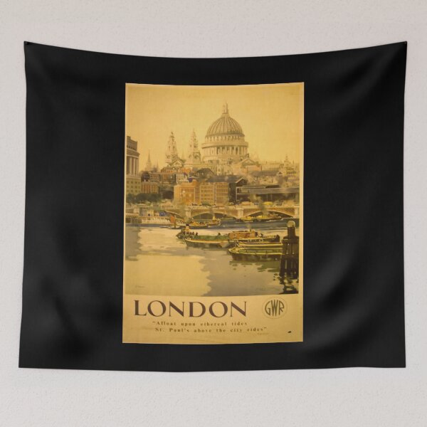Item preview, London retro poster designed and sold by CorasPosters.
