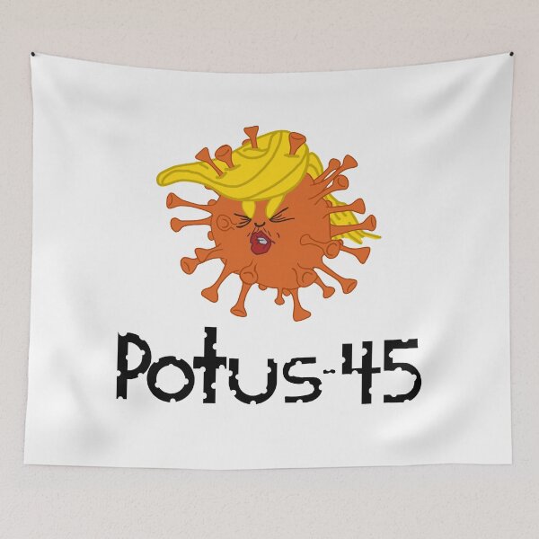 Item preview, POTUS-45 COVID-19 Parody Trump Coronavirus Design  designed and sold by magentasponge.
