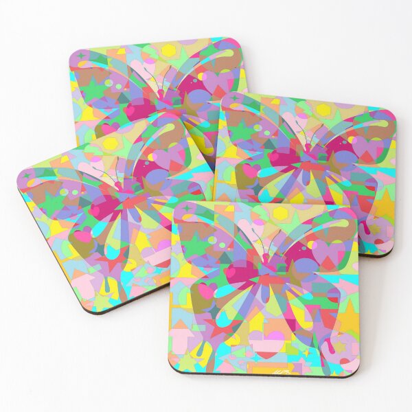 Item preview, Butterfly Multicoloured Pastel Shades 2020 designed and sold by MarkEdz.