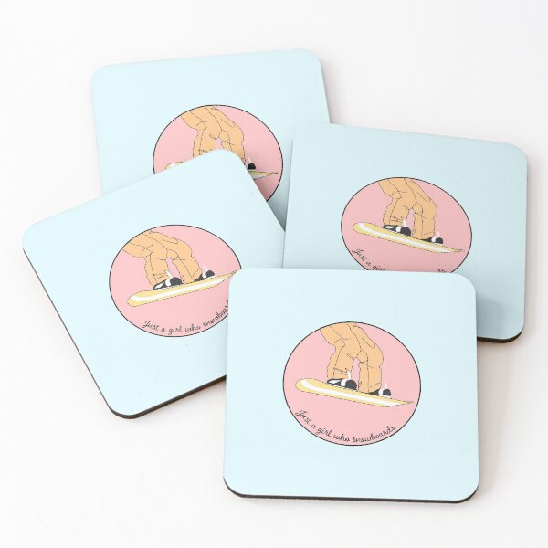 Item preview, Just a Girl who Snowboards designed and sold by Binky Studio.